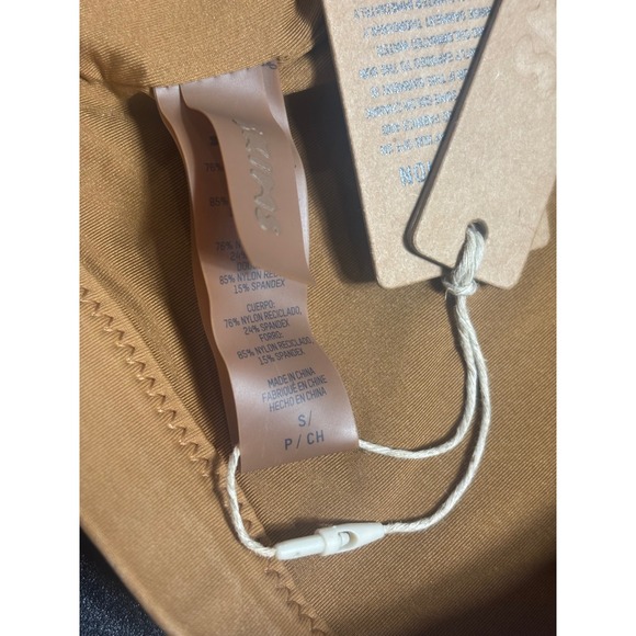 SKIMS NEW Recycled‎ Swim Bikini Tank Top in Almond Size Small - Picture 4 of 5